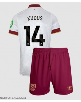 Billige Fotballdrakt West Ham United Mohammed Kudus #14 Replika Tredjedraktsett Barn 2024-25 Kortermet (med bukser)
